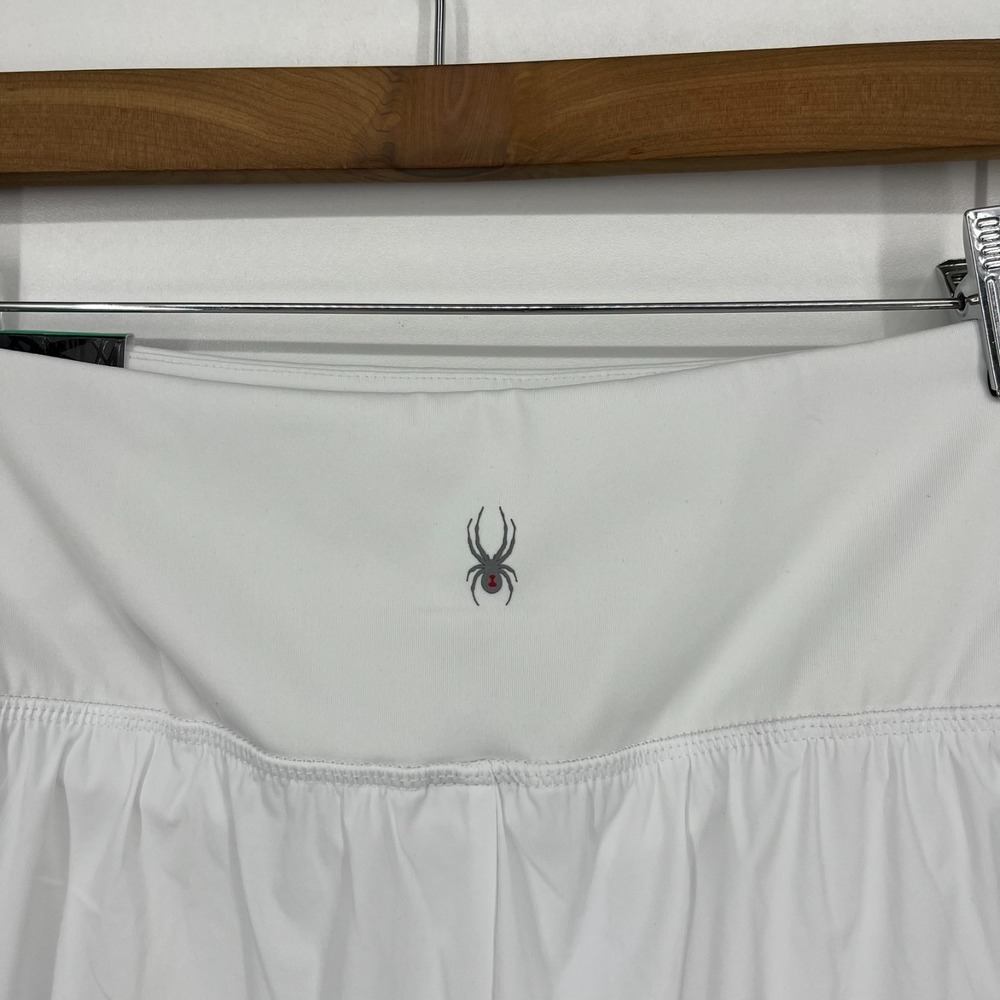 Spyder Active Shorts Women's Size XL White Solid Stretch 4" Inseam New NWT - Picture 8 of 10